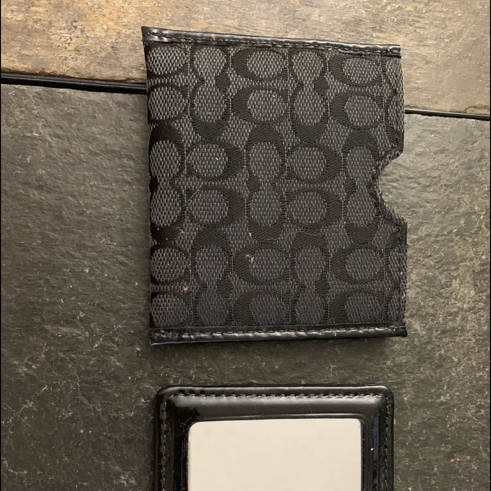 LIKE NEW COACH PURSE MIRROR WITH SLEEVE